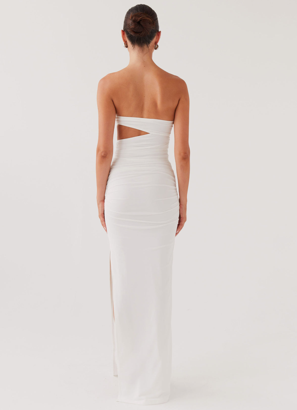 Into Pieces Mesh Maxi Dress