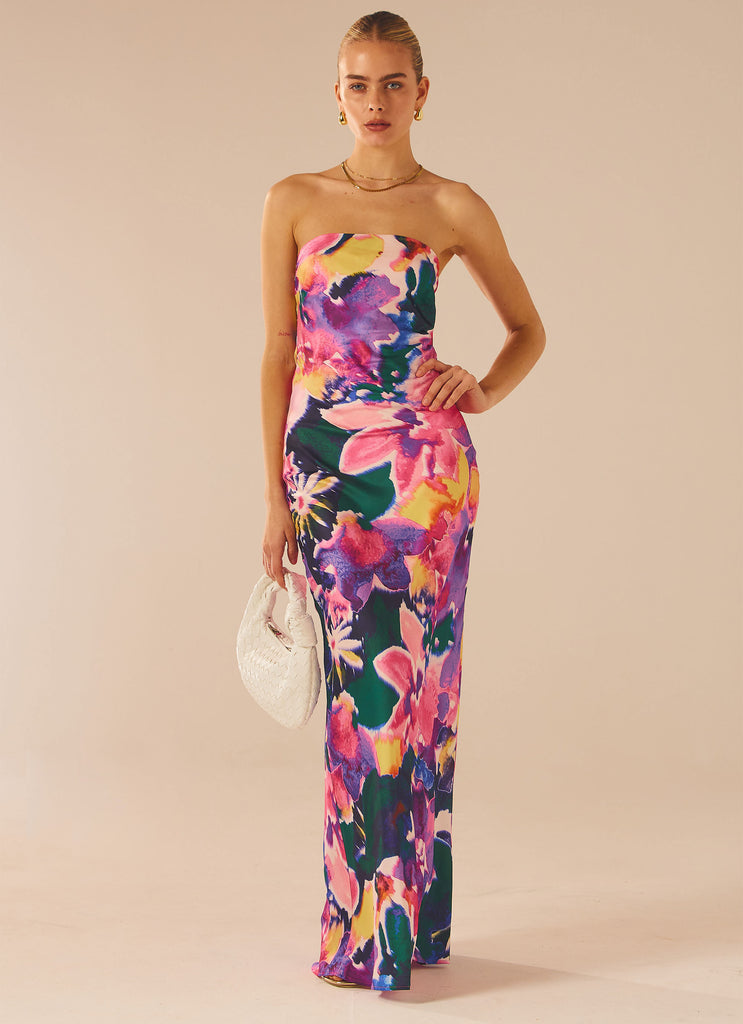 Carried Away Maxi Dress - Candy Bouquet – Peppermayo US