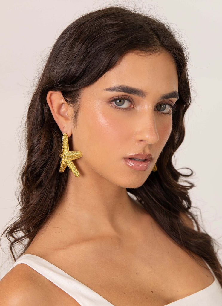 Geneve Starfish Earring - Gold