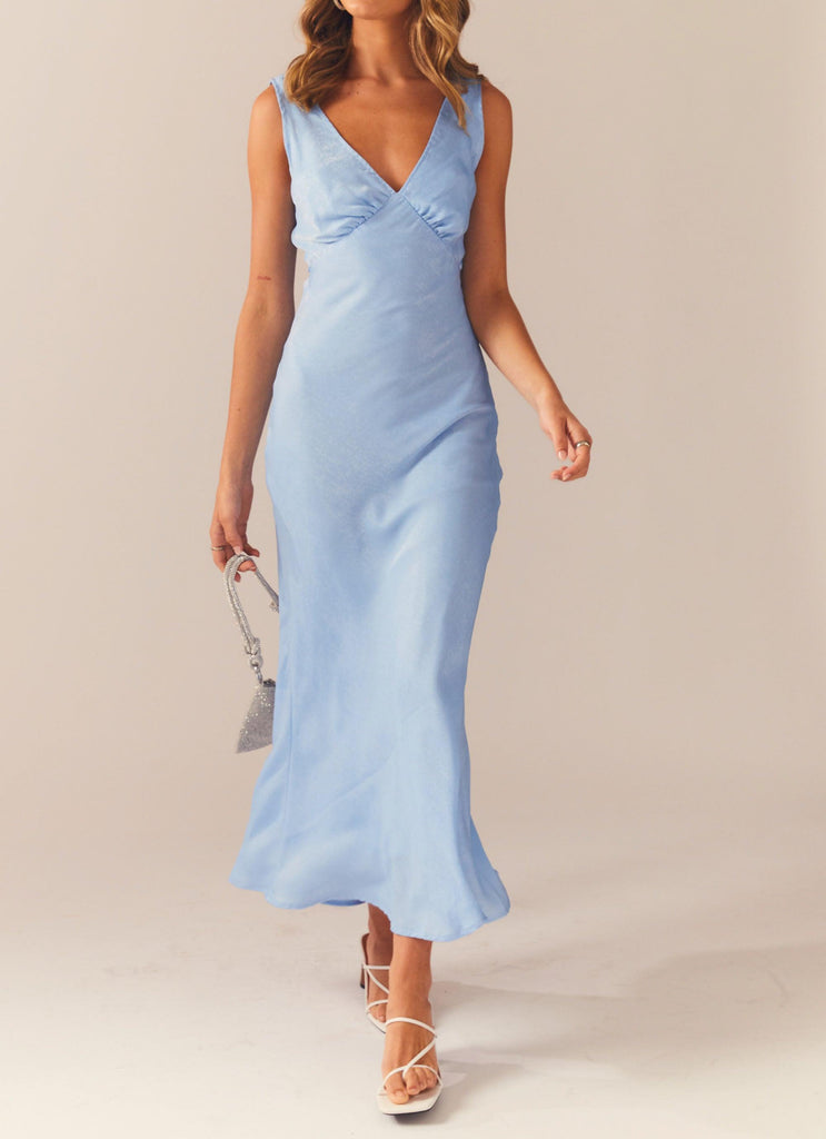 Shop Blue Printed Cut-Out Midi Dress by HOUSE OF VARADA at House of  Designers – HOUSE OF DESIGNERS