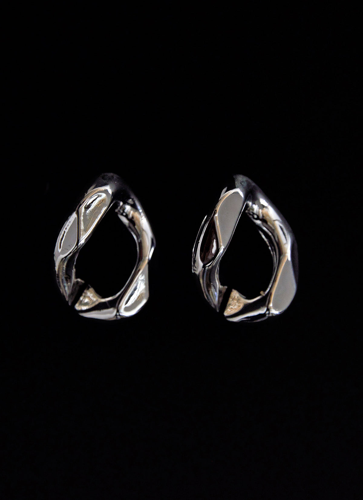 Fast Forward Earrings - Silver