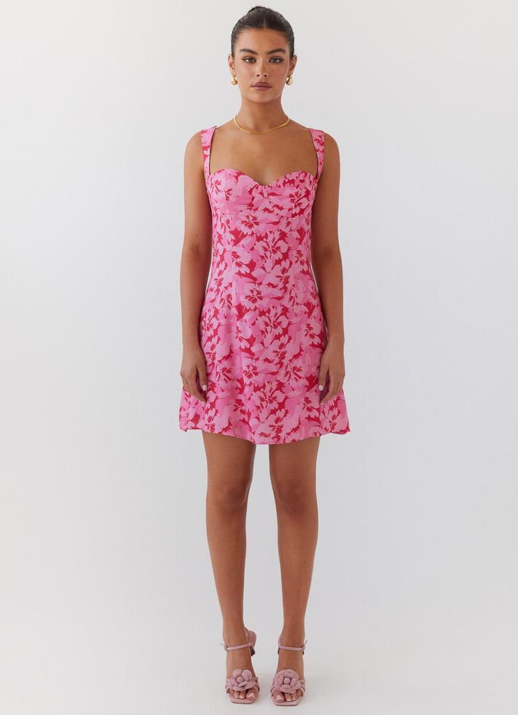Kiah Bustier Mini Dress - Cherry Blossom Peppermayo US Kiah Bustier Mini Dress - Cherry Blossom Peppermayo US