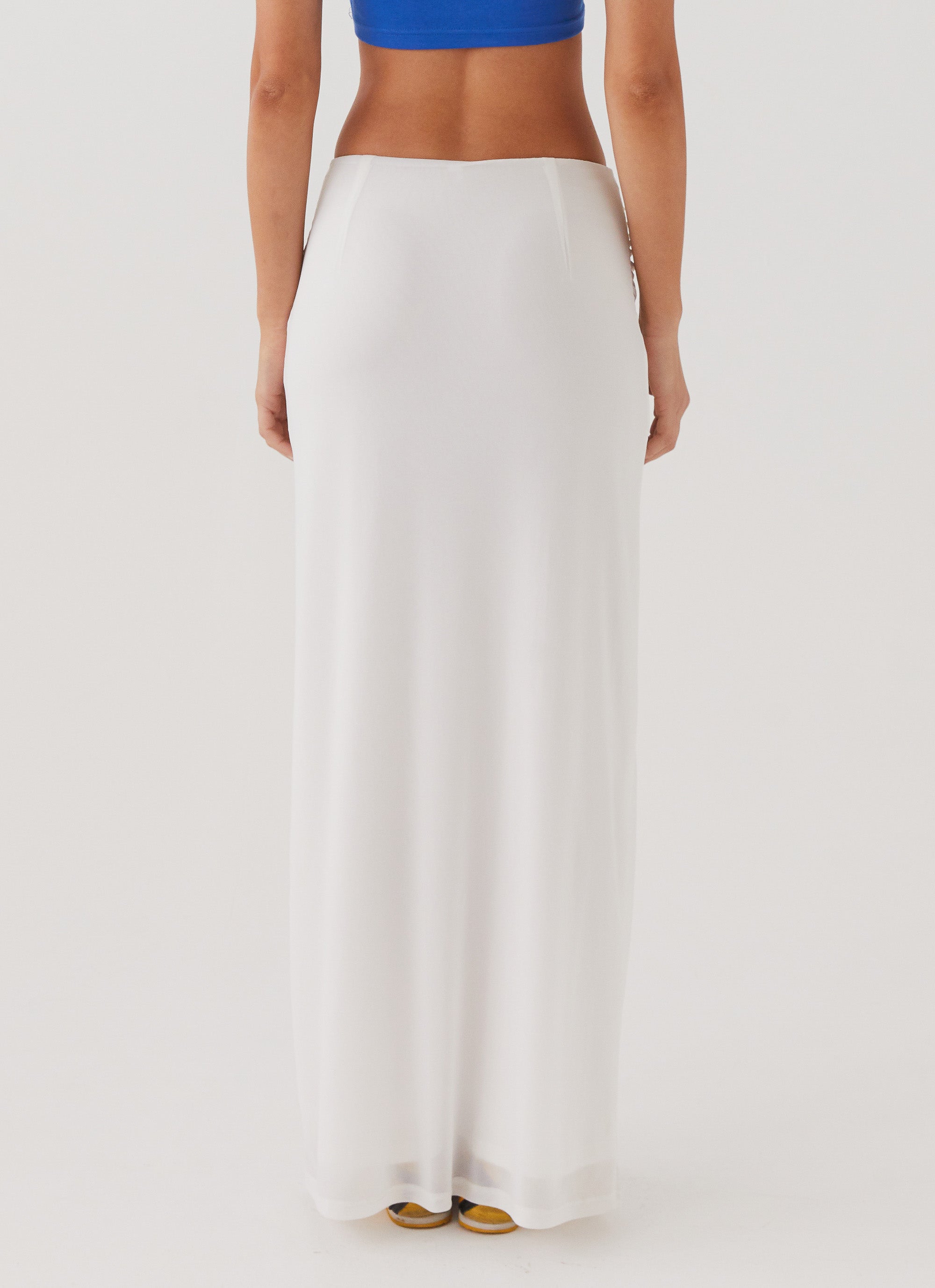 Look At Me Maxi Skirt - White – Peppermayo US
