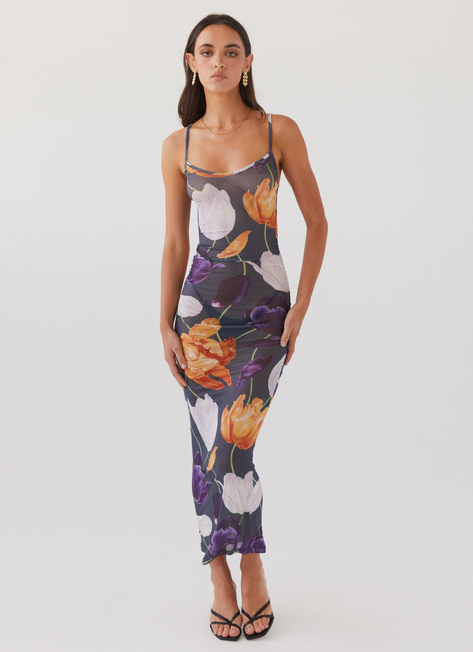 Love On The Run Maxi Dress - Botanical Eclipse