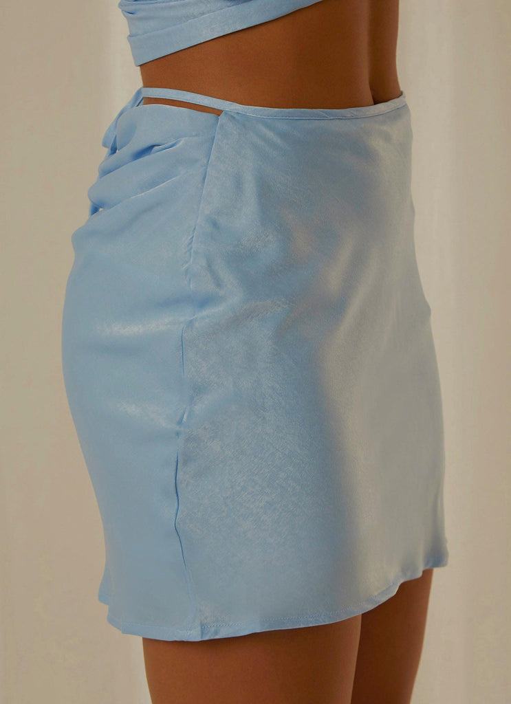 Weekend Plans Mini Skirt - Sky - Peppermayo US