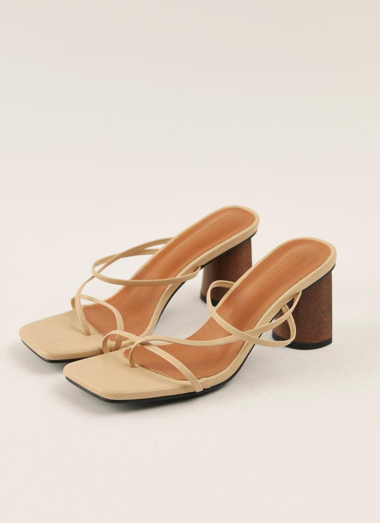 Willow Strappy Mule - Beige - Peppermayo US