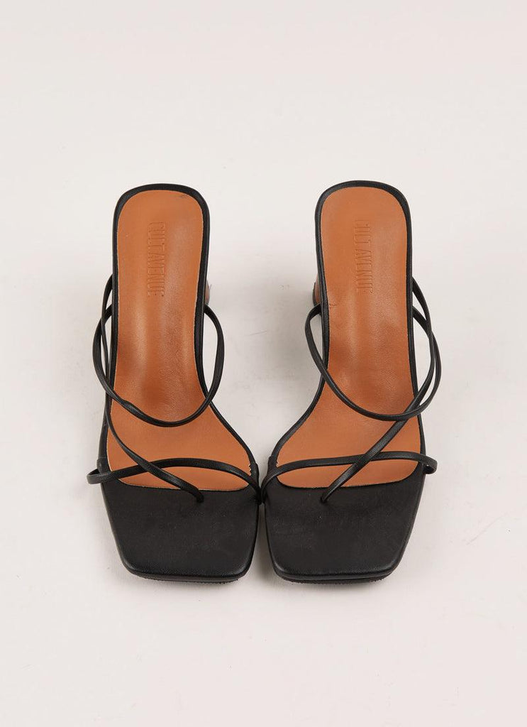 Willow Strappy Mule - Black - Peppermayo US