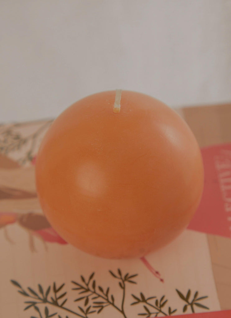 Moreton Eco Ball Candle - Orange - Peppermayo US