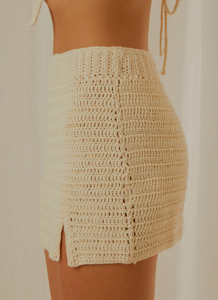 Summer Style Crochet Skirt - Coconut - Peppermayo US
