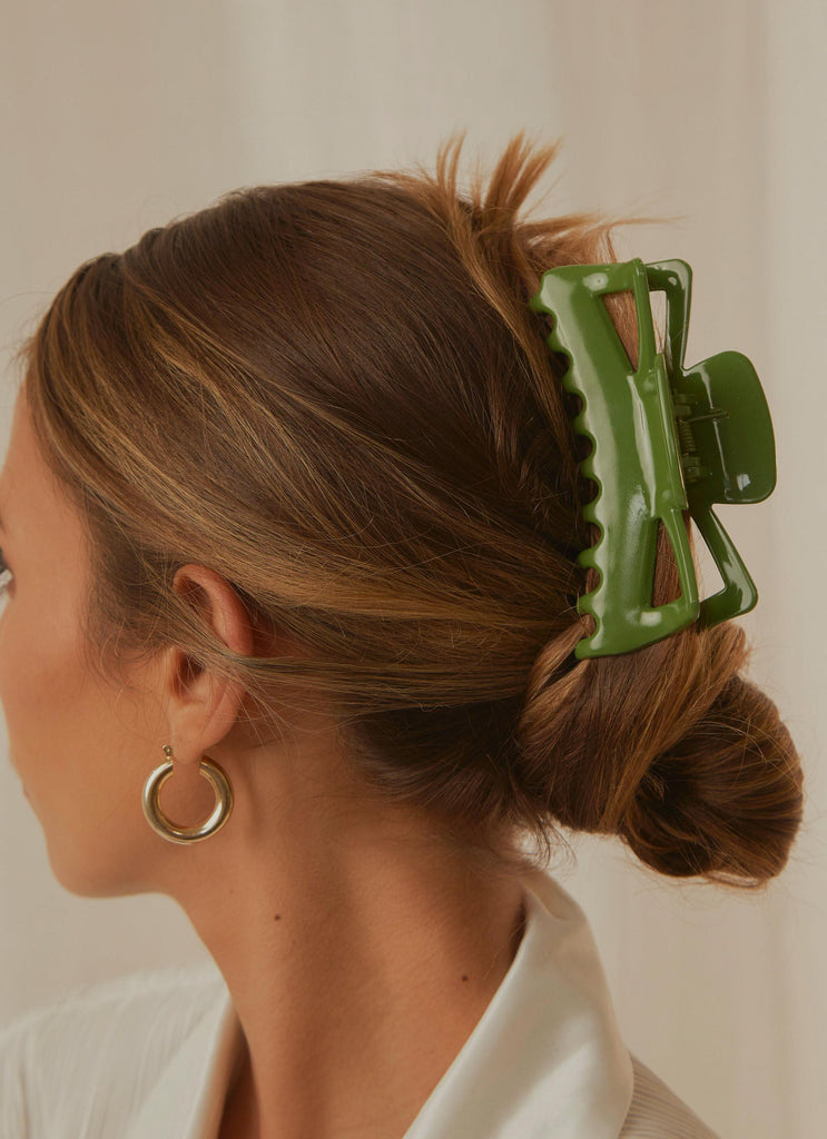 Nicco Hair clip - Green - Peppermayo US