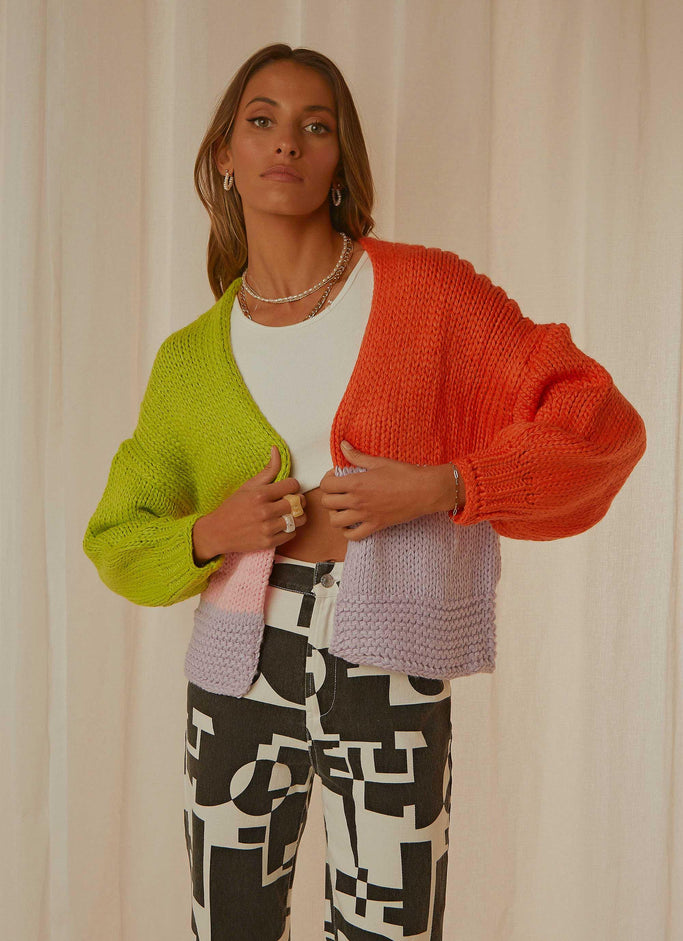 Made For Me Knit Cardigan - Multi