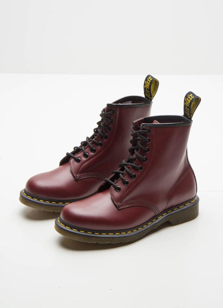 1460 8 Eye Boots - Cherry Red - Peppermayo US