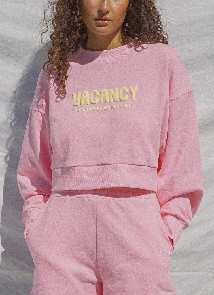 Arrival Cropped Jumper - Pink Soda - Peppermayo US