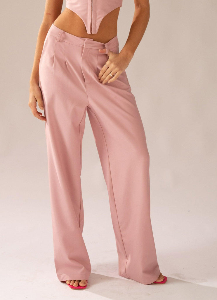 Magdalena Suit Pants - Lovers Pink - Peppermayo US