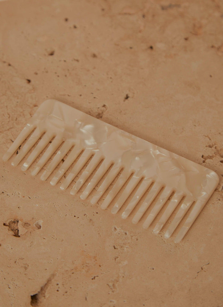 Copenhagen Hair Comb - Pearl - Peppermayo US