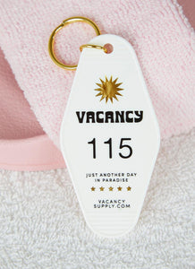 Room 115 Keyring - White - Peppermayo US