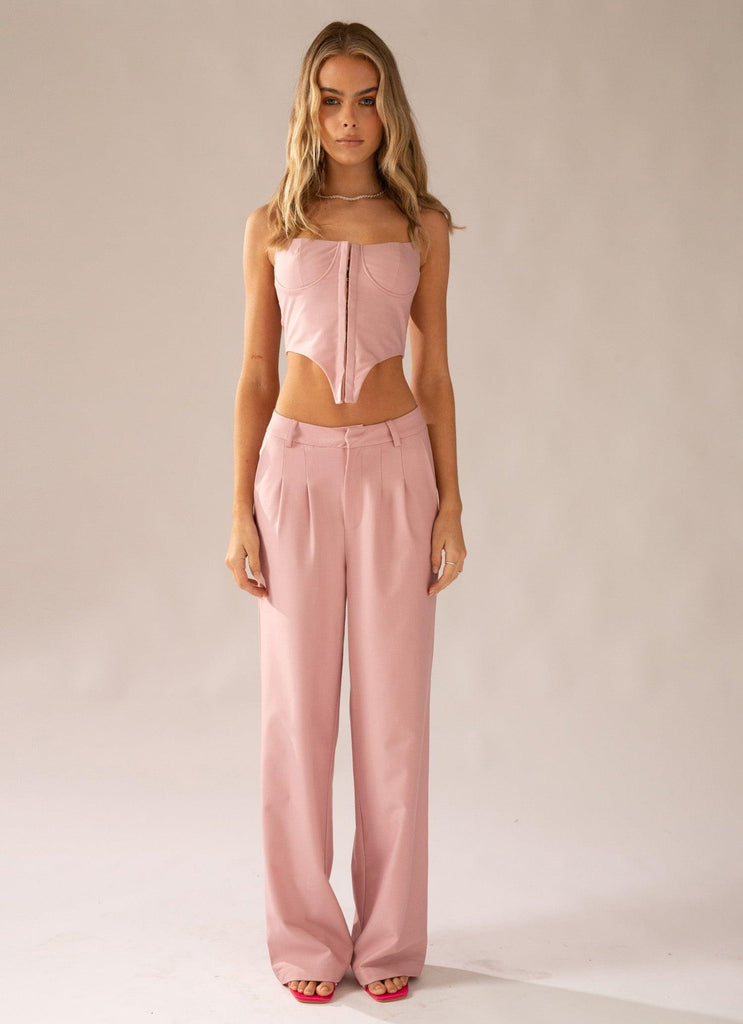 Magdalena Suit Pants - Lovers Pink - Peppermayo US