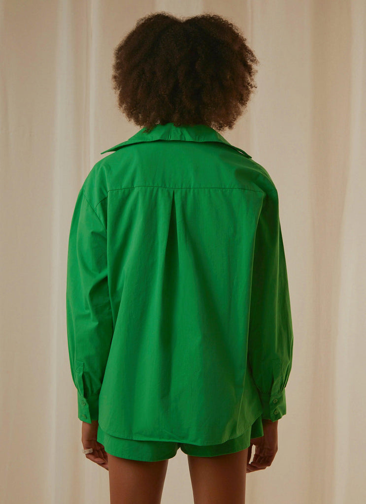 Daydreams Shirt - Jade Green - Peppermayo US
