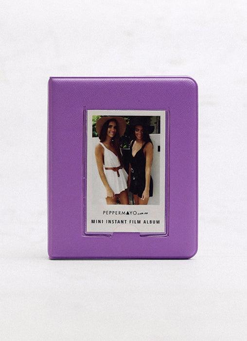 Mini Instant Film Album - Purple - Peppermayo US