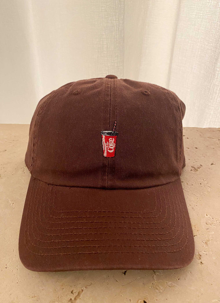 Coca-Cola Cup Ball Park Cap - Chocolate - Peppermayo US