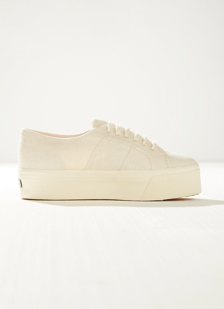 2790- Organic Cotton Hemp Sneaker - Natural Beige - Peppermayo US