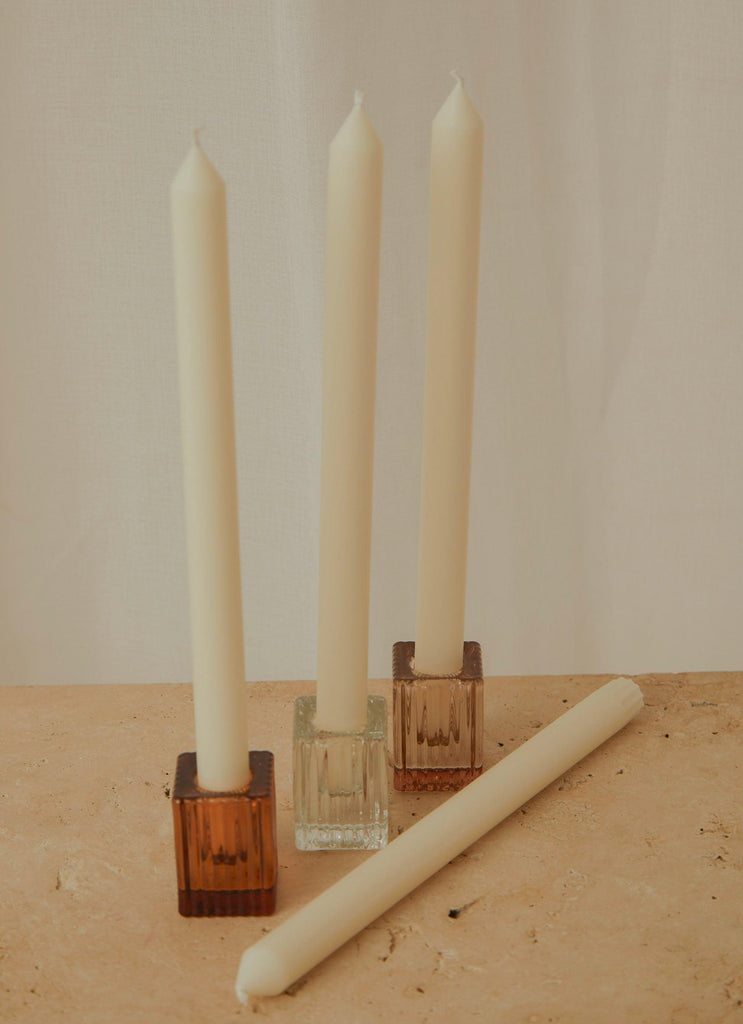 Moreton 30cm Eco Dinner Candle Pack of 4 - Ivory - Peppermayo US