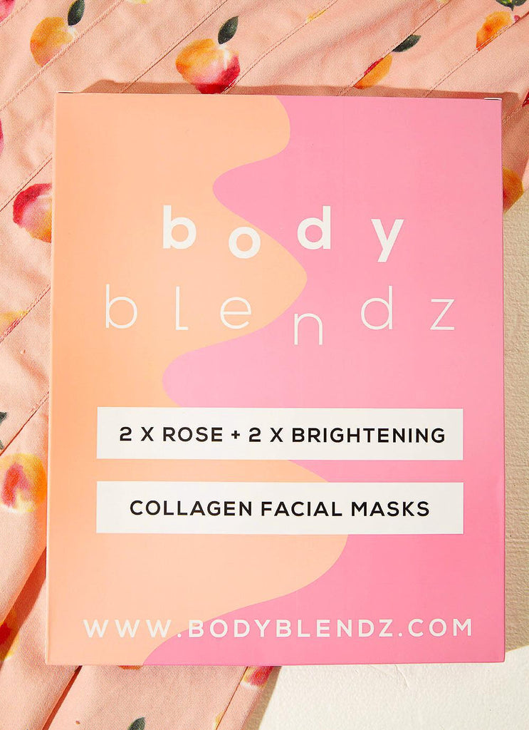 BodyBlendz Facial Masks (4 Pack) - Multi - Peppermayo US