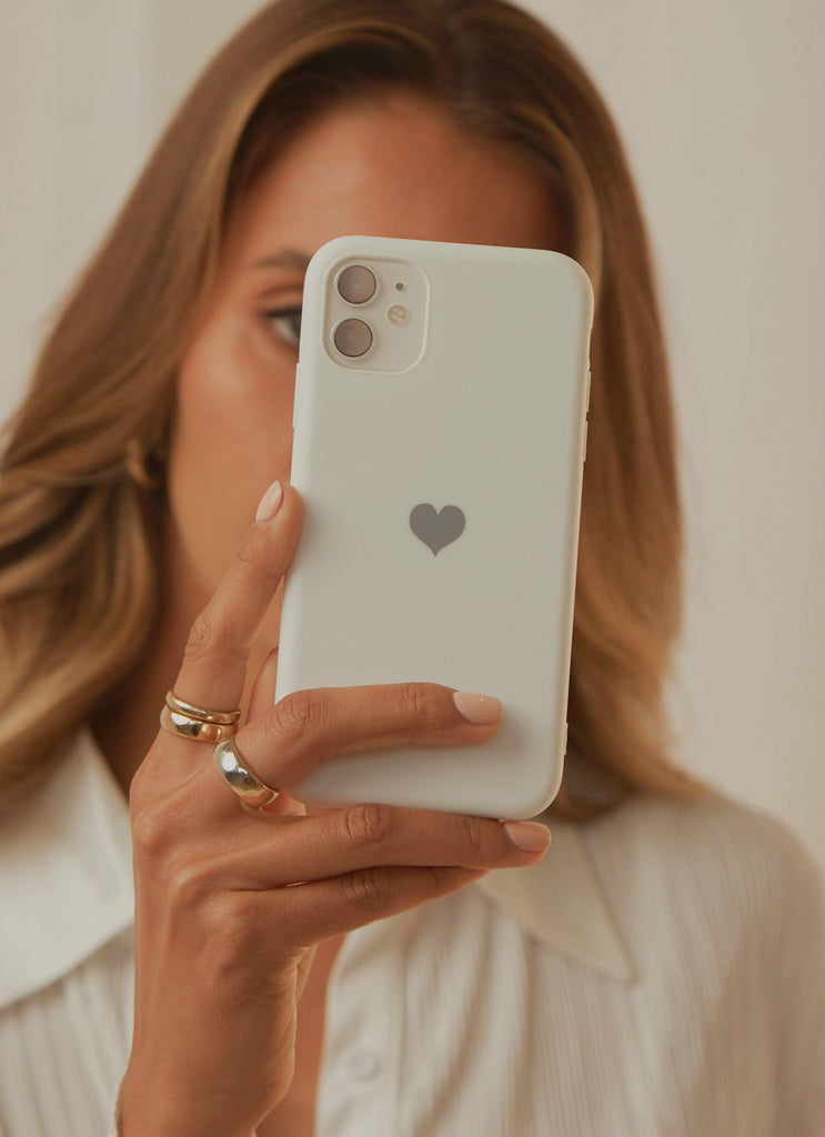 New Love iPhone Case - White - Peppermayo US
