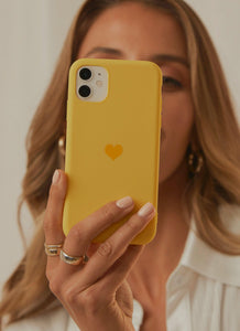 New Love iPhone Case - Yellow - Peppermayo US