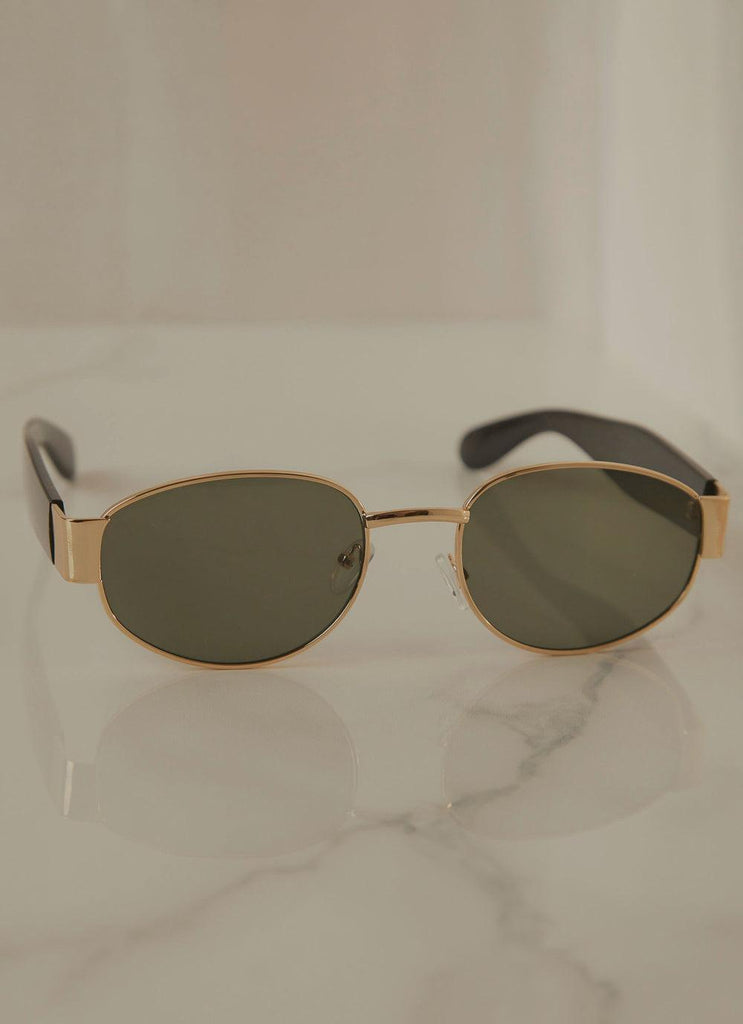 Sign Of The Times Sunglasses - Black Gold - Peppermayo US