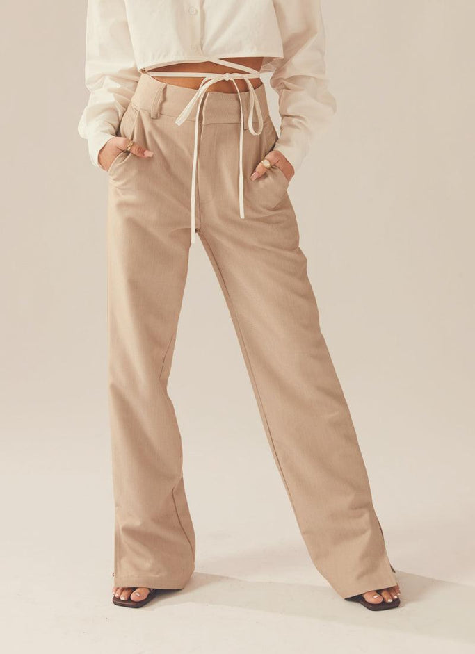 Women's Beige Pants & Trousers - Shop Online Now