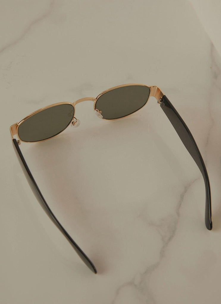 Sign Of The Times Sunglasses - Black Gold - Peppermayo US