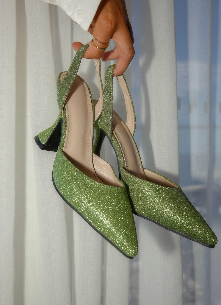 Style Studio Heel - Summer Green - Peppermayo US
