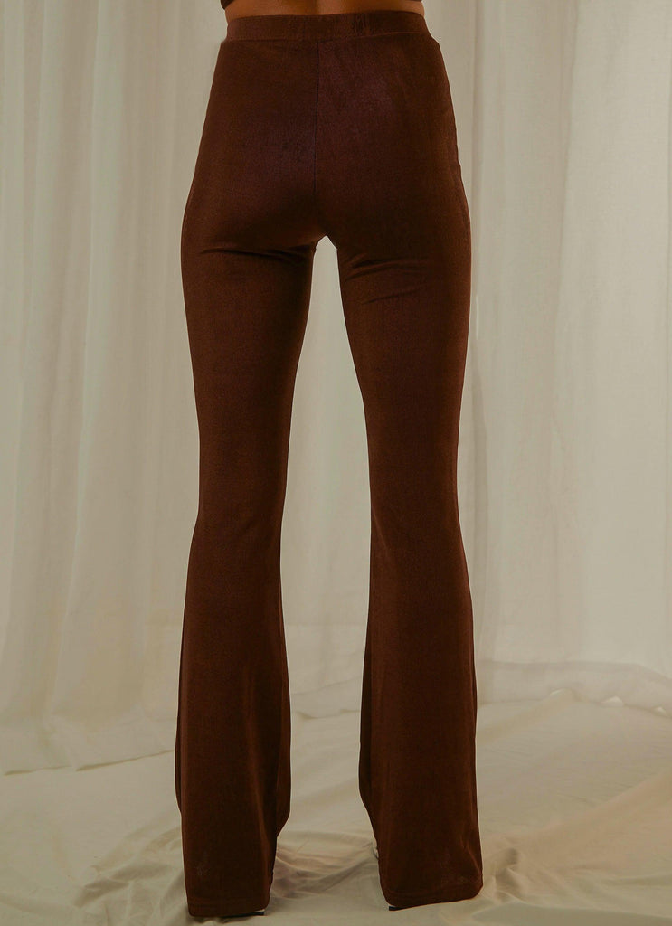Russo Flare Pants - Chocolate - Peppermayo US