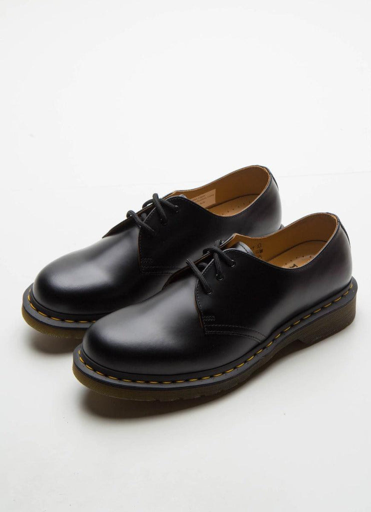 1461 3 Eye Shoes - Black Smooth - Peppermayo US