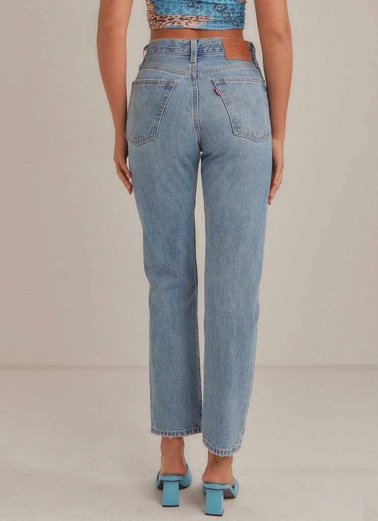 501 Crop Jeans - Luxor Reconstruction - Peppermayo US