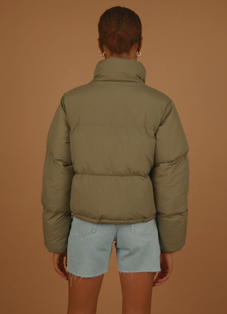 Topher Puffer Jacket - Willow - Peppermayo US