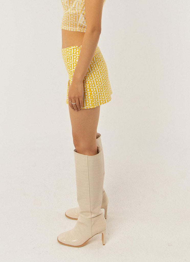 Higher Power Mini Skirt - Meadow Logo - Peppermayo US