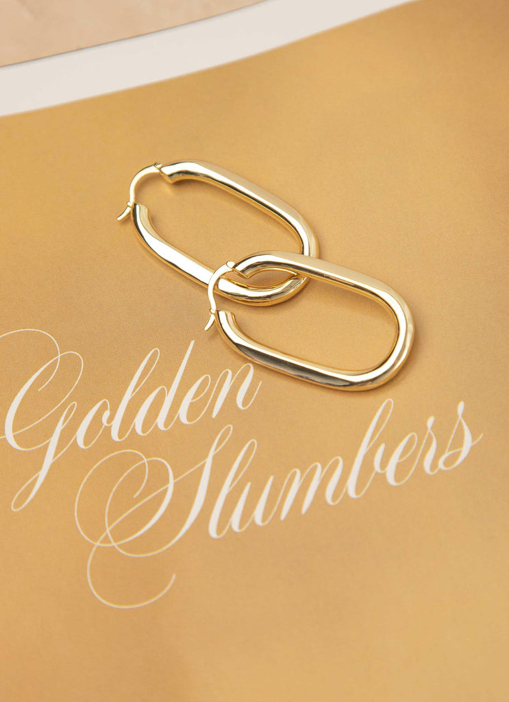 Style Code Earrings - Gold - Peppermayo US