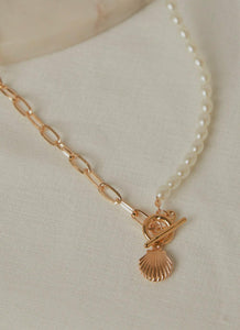 Story Telling Necklace - Gold/ Pearl - Peppermayo US