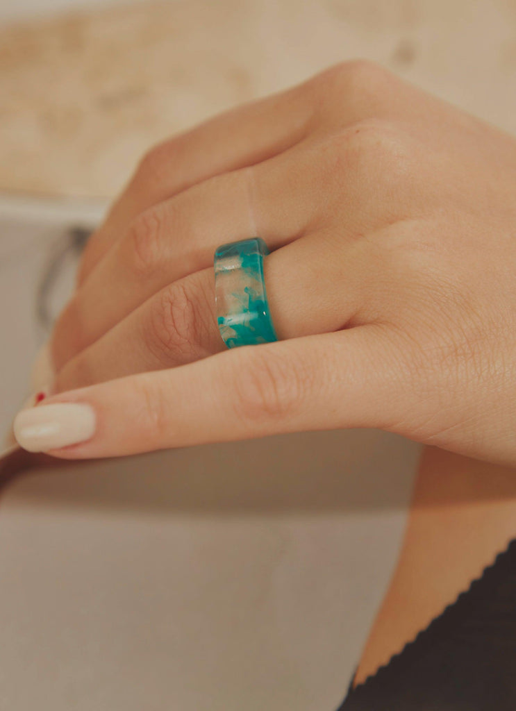 Perspective Ring - Teal - Peppermayo US