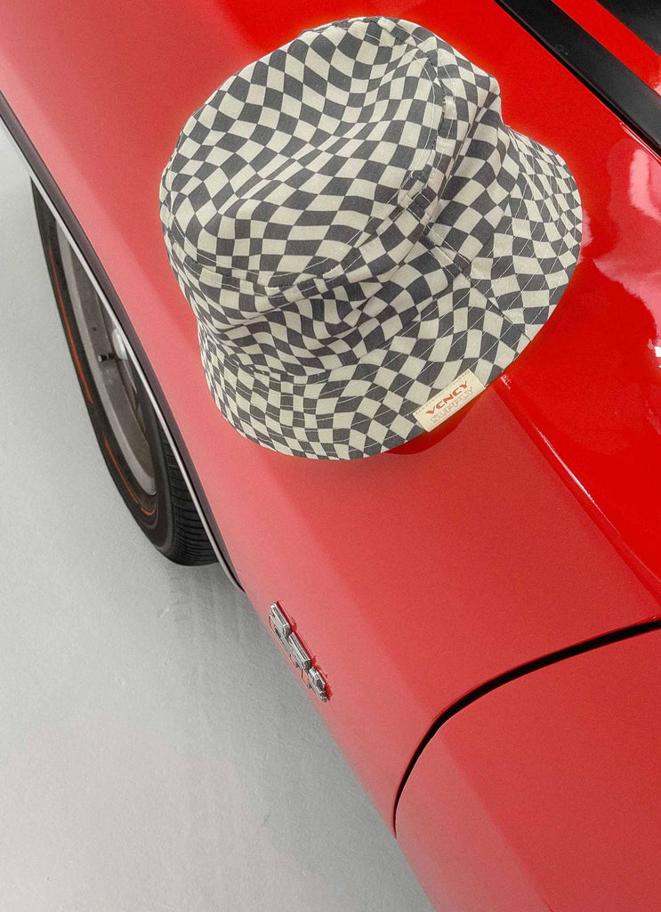 Turbo Bucket Hat - Charcoal-White - Peppermayo US