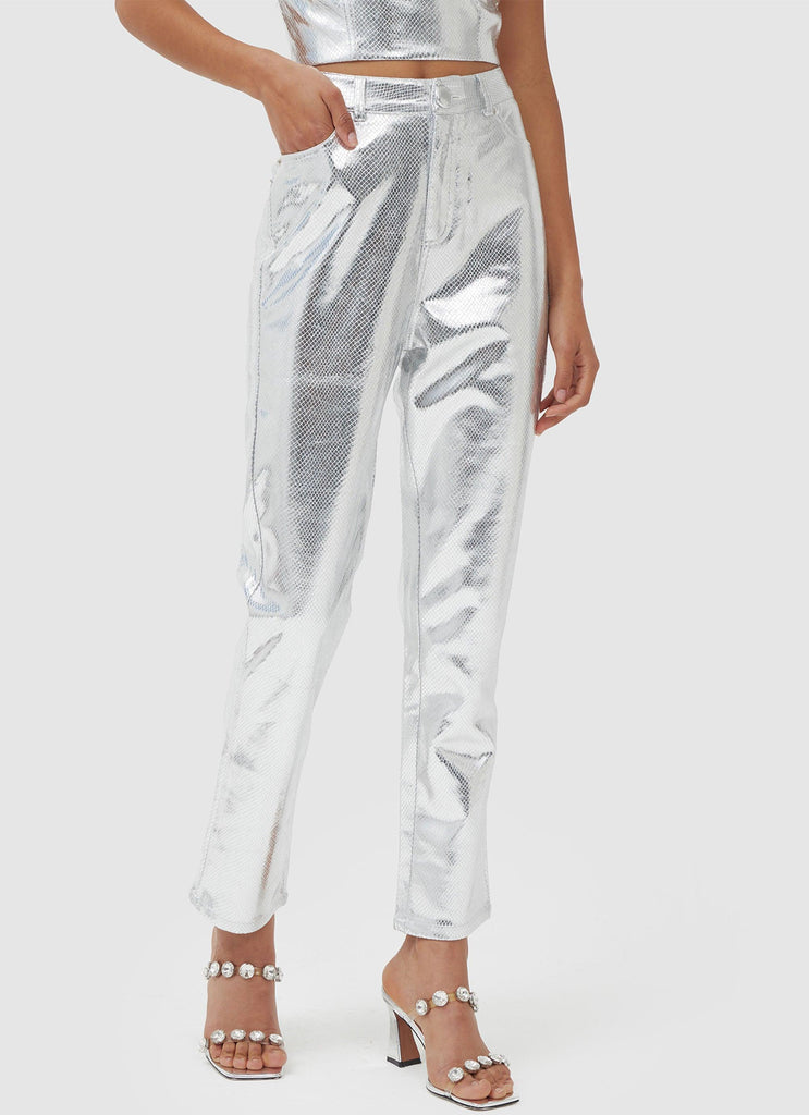 Philo Trouser - Silver - Peppermayo US