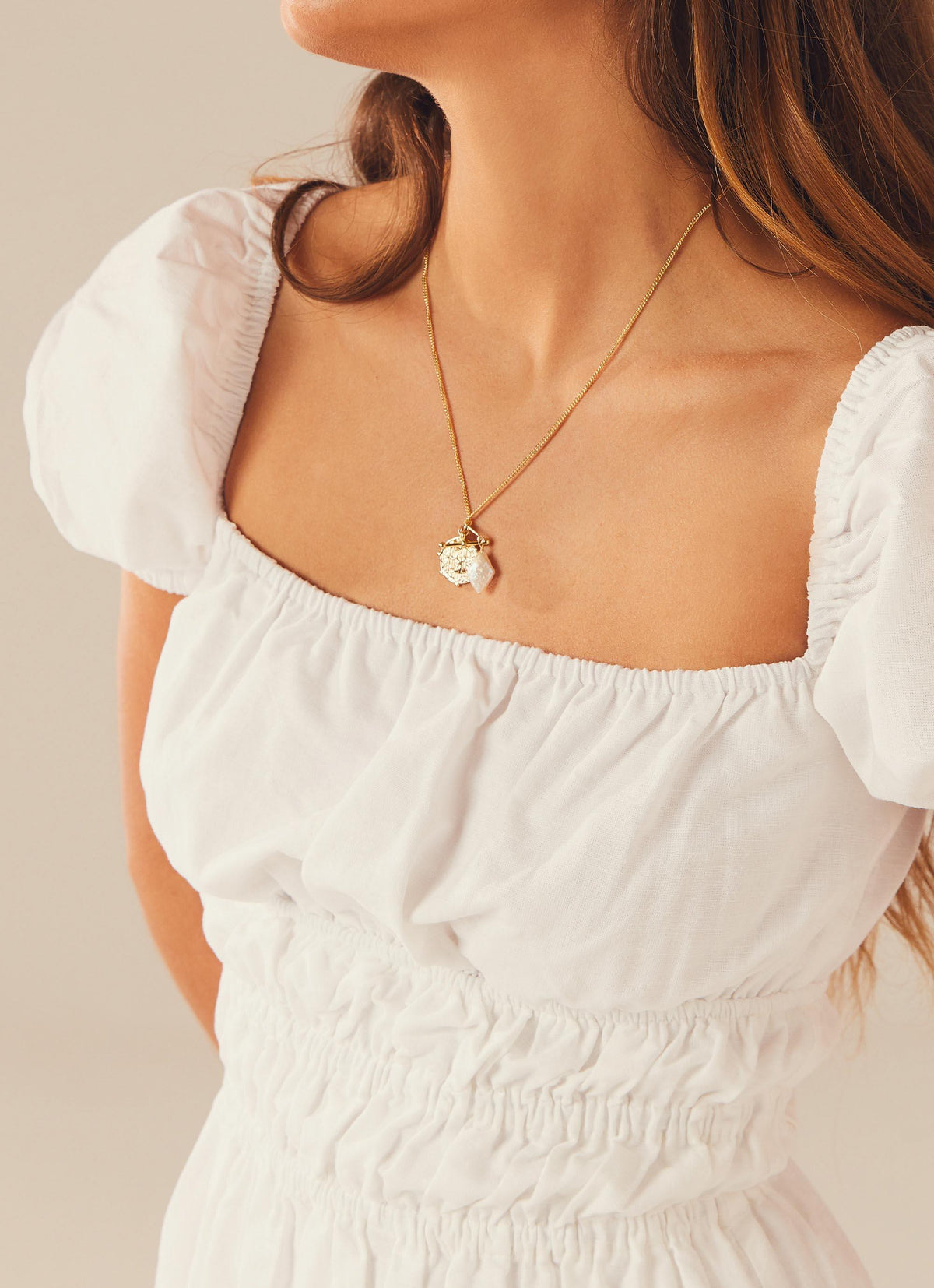 Be Your Girl Mini Dress - White - Peppermayo US