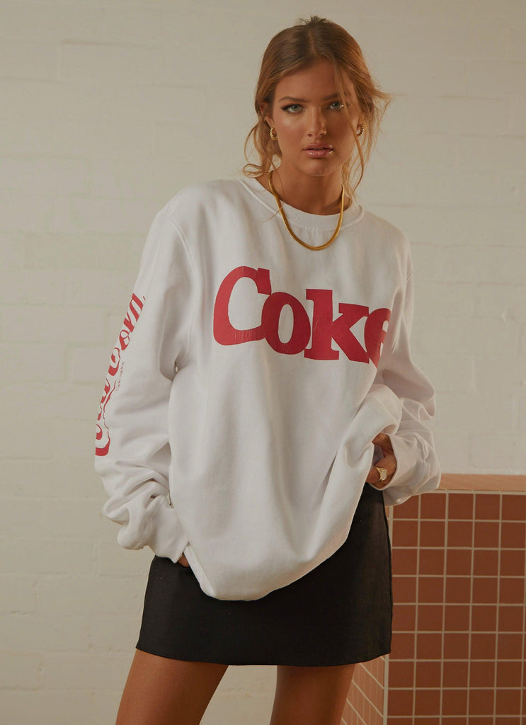 Coca Cola World Sweat - Vintage White - Peppermayo US