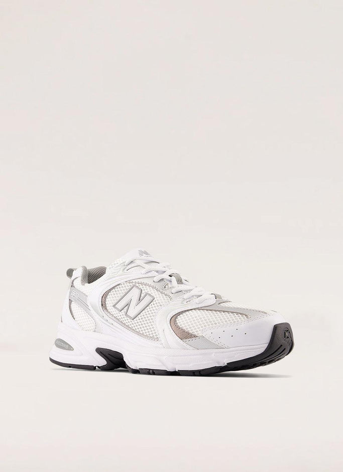 Mayo Glitter Sneakers in White White / 6