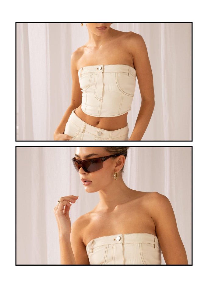 Strapless Tops, Tube & Knit Top, Crop Tops & Bustiers – Peppermayo US